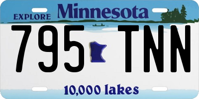 MN license plate 795TNN