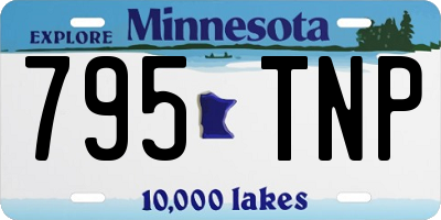 MN license plate 795TNP