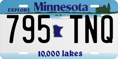 MN license plate 795TNQ