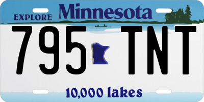MN license plate 795TNT