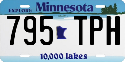 MN license plate 795TPH