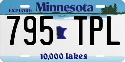 MN license plate 795TPL