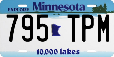 MN license plate 795TPM