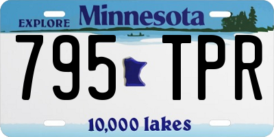 MN license plate 795TPR