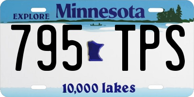 MN license plate 795TPS