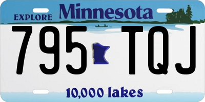 MN license plate 795TQJ
