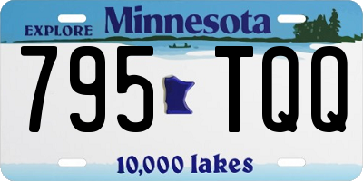 MN license plate 795TQQ