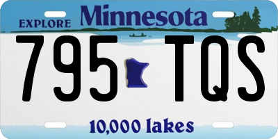 MN license plate 795TQS