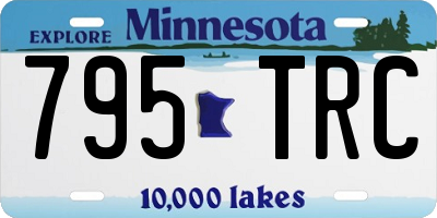 MN license plate 795TRC