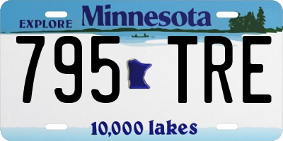 MN license plate 795TRE
