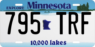 MN license plate 795TRF