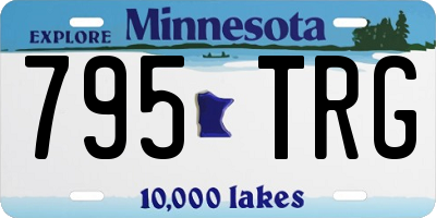 MN license plate 795TRG