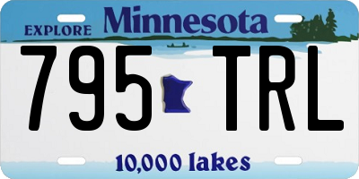 MN license plate 795TRL