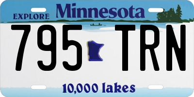 MN license plate 795TRN