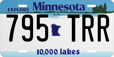 MN license plate 795TRR