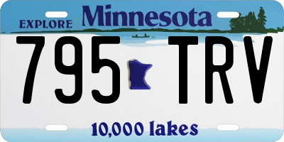 MN license plate 795TRV