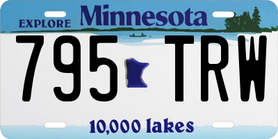 MN license plate 795TRW