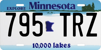 MN license plate 795TRZ