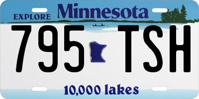 MN license plate 795TSH