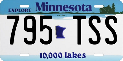 MN license plate 795TSS
