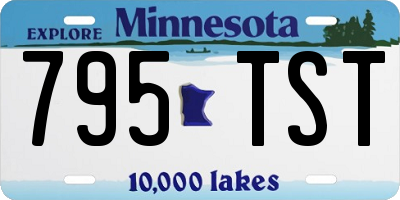 MN license plate 795TST
