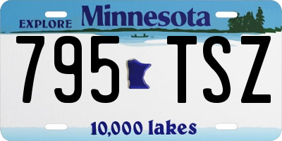 MN license plate 795TSZ