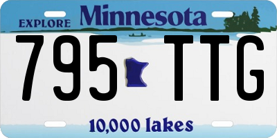 MN license plate 795TTG