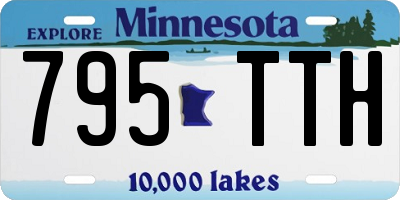 MN license plate 795TTH