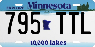 MN license plate 795TTL