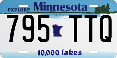 MN license plate 795TTQ