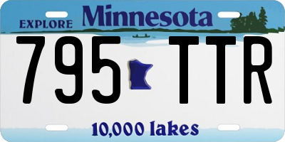 MN license plate 795TTR
