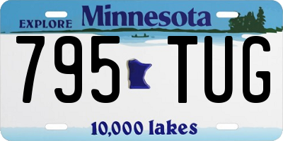 MN license plate 795TUG