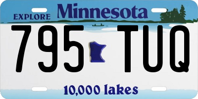 MN license plate 795TUQ