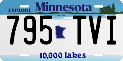 MN license plate 795TVI