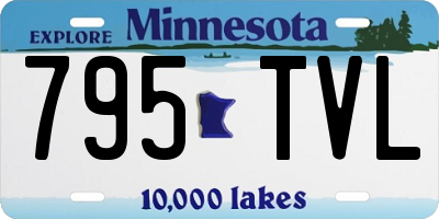 MN license plate 795TVL