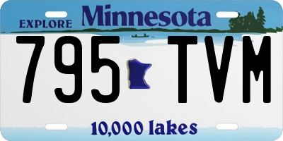 MN license plate 795TVM