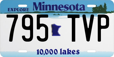 MN license plate 795TVP