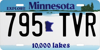 MN license plate 795TVR