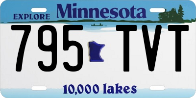 MN license plate 795TVT