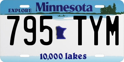 MN license plate 795TYM