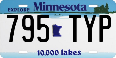MN license plate 795TYP