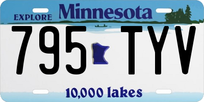 MN license plate 795TYV