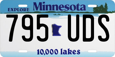 MN license plate 795UDS