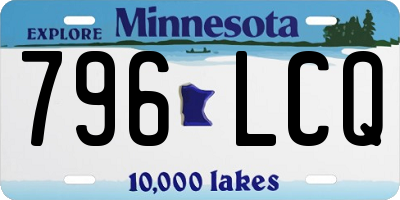 MN license plate 796LCQ