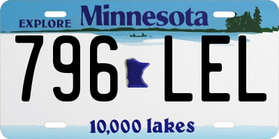 MN license plate 796LEL