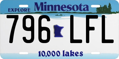 MN license plate 796LFL