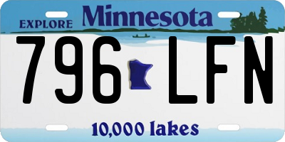 MN license plate 796LFN