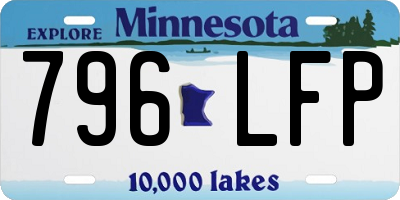 MN license plate 796LFP