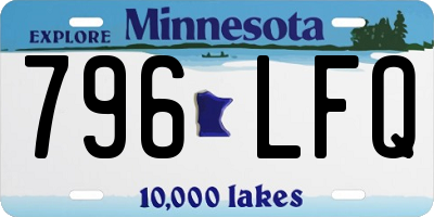MN license plate 796LFQ
