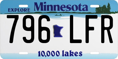 MN license plate 796LFR